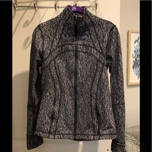 Lululemon black and white Define Jacket